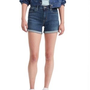 Levi’s Cuffed Hem Jean Shorts